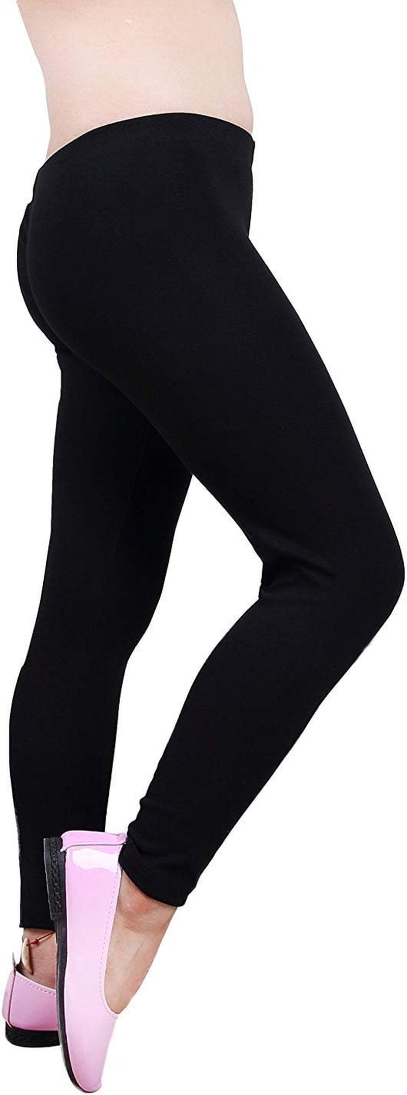 Girls Leggings 3 Pack Cotton Solid Size 4-16 Spring/Fall